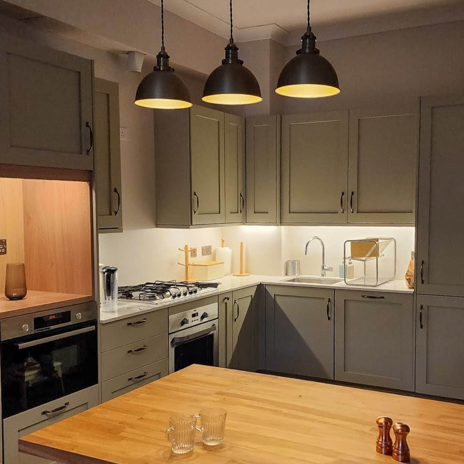 Fitted kitchen detail, Dulwich Hill, South East London