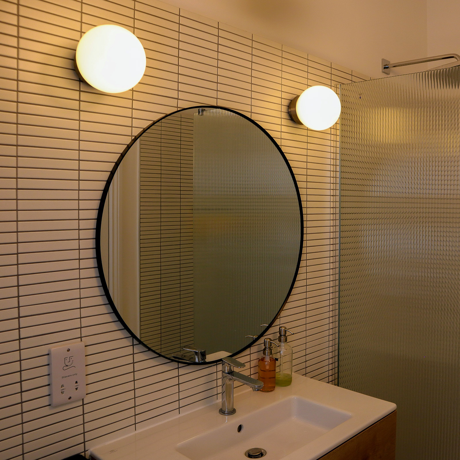 Loft conversion bathroom detail, Saint Stephens