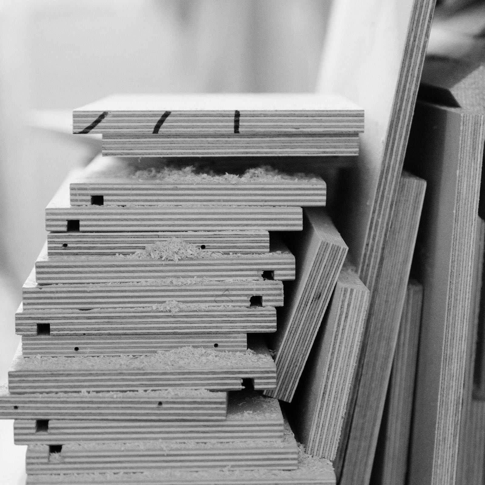 Bespoke furniture being built by hand